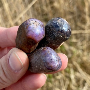 Real Star Ruby Corundum Stick | Massage Stick | Magic Wand | Spirituality | Meditation |