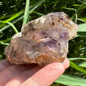 Quarzo fumé di ametista autentico Brandberg dalla Namibia