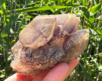 Brandberg Rauchquarz Amethyst  Spitze Point | Namibia | Spiritualität | Sammlerstück | Chakra | Meditation | Esoterik |