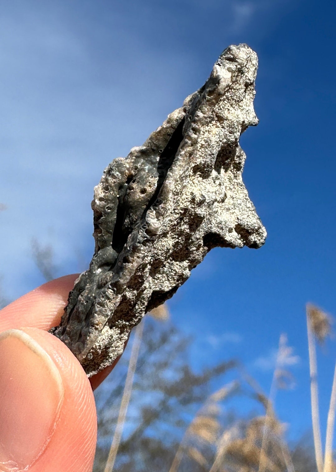 Small Fulgurite Piece Flash Tube Lightning Sand Lightning Rock ...