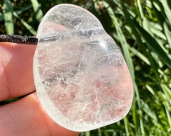 Real rock crystal pendant | Shamanic Quartz | Chakra | Meditation | Spirituality |