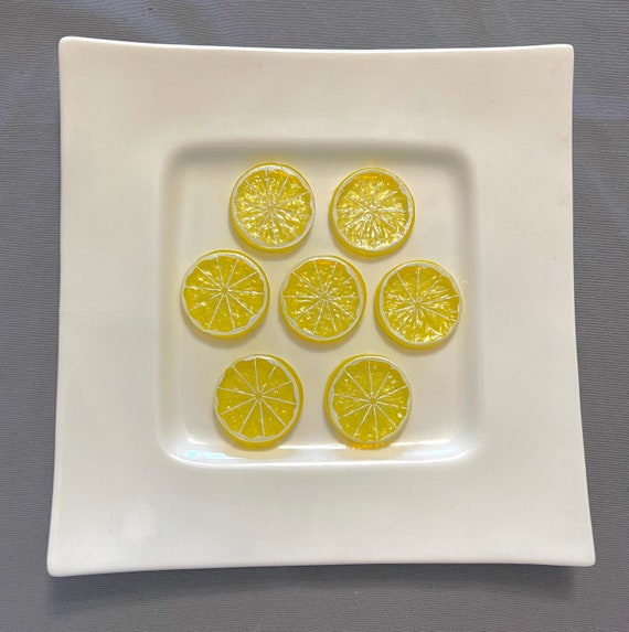 Realistic Faux/fake Lemon Slices Etsy