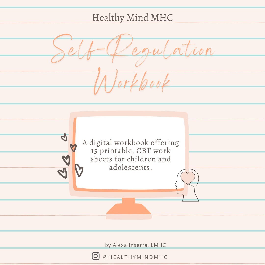 Selfregulation Workbook Etsy