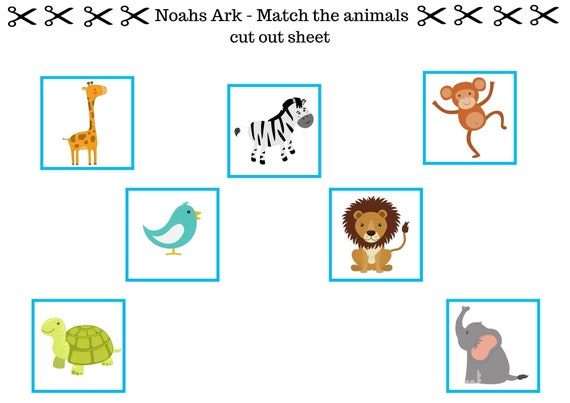 Christian Toddler Learning Activity Noah's Ark - Etsy