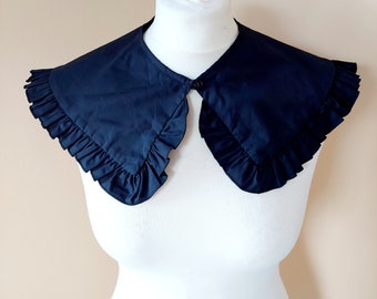 Vintage Gothic style detachable frill collar accessory