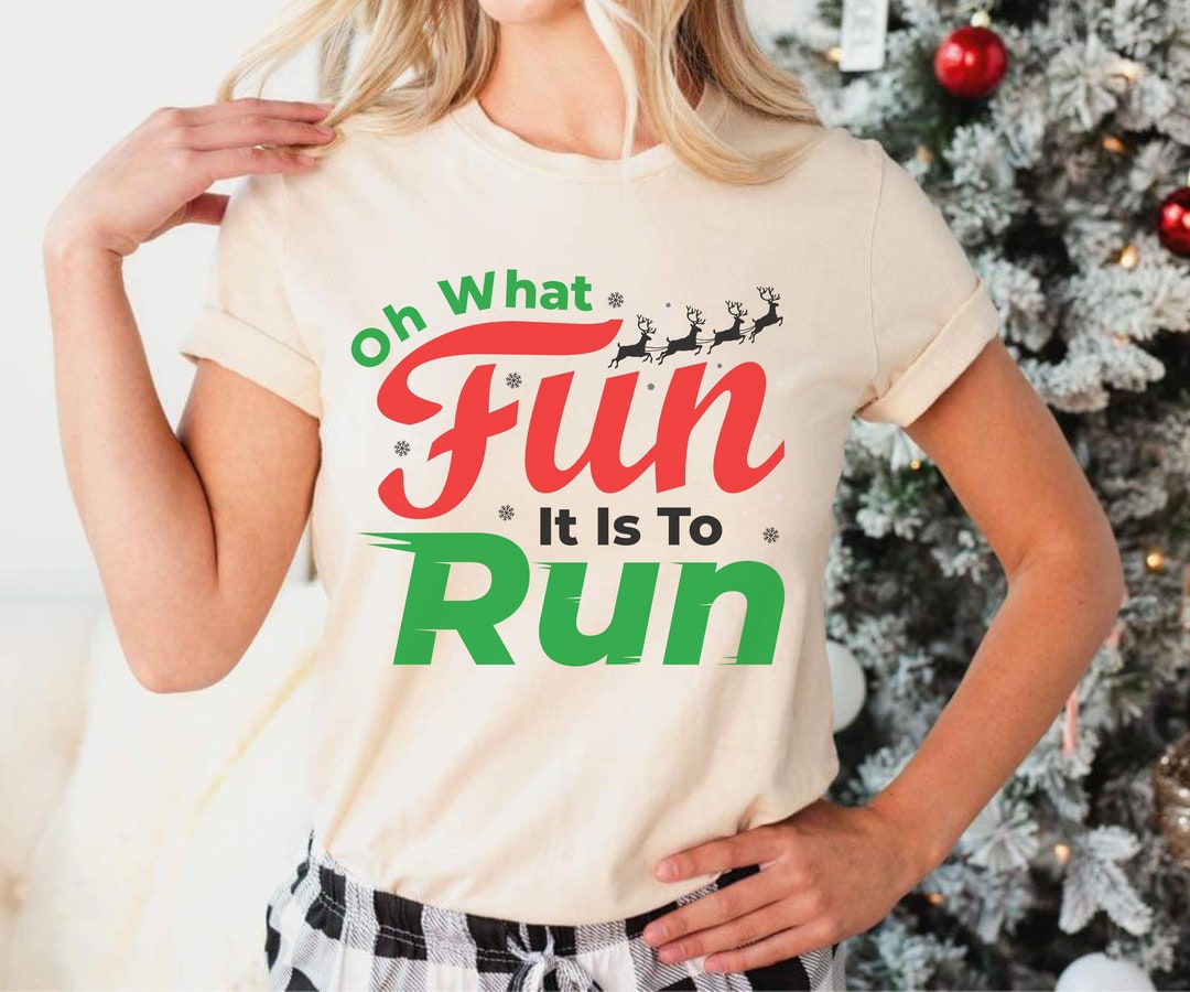 Christmas Running Tshirt, Christmas Running Shirt, Funny Christmas
