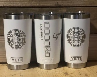 Starbucks Tumbler, custom engraved Tumbler, Starbucks engraved Tumbler, yeti, Father’s Day, Gift, personalized gift, coffee, Coffee Lover