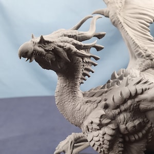 Bronze Dragon | Fantasy Miniature | RPG | Dungeons and Dragons | DnD |