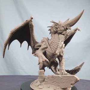 Blue Dragon | Dungeons and dragons | pathfinder fantasy miniature | D&D |