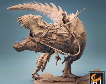 T Rex Rider Miniature - Etsy