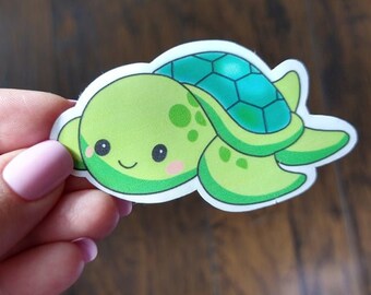 Turtle Sticker - Vinyl Waterproof Sticker