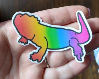 Bearded Dragon Sticker - Waterproof Vinyl Sticker