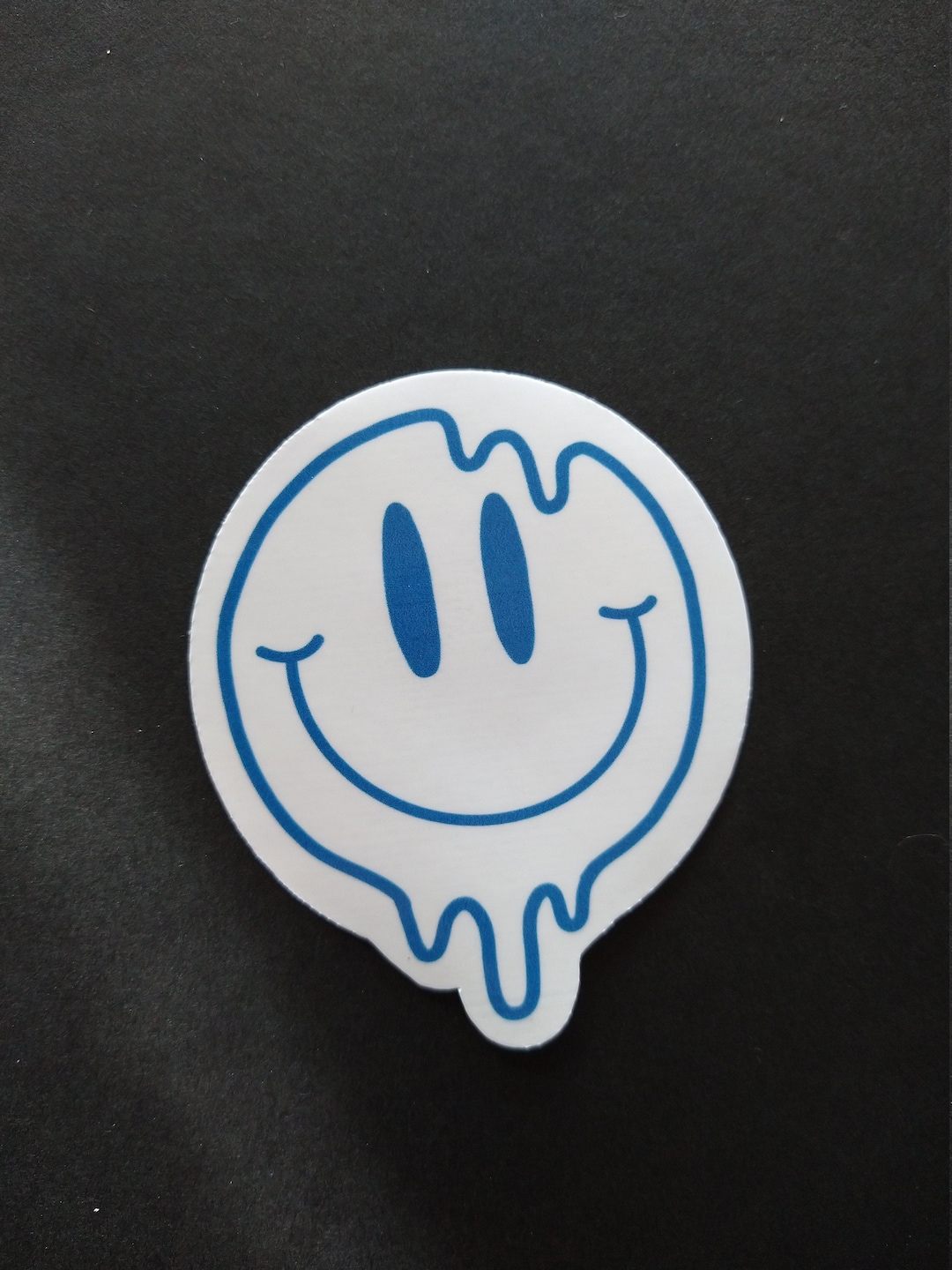 Smiley Sticker - Waterproof Vinyl Sticker - Etsy