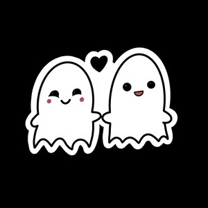Ghost Sticker - Waterproof Vinyl Sticker