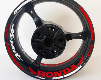 Honda Hornet CB600F 599 wheel stickers rim stripes motorcycle decals rim tape Fireblade rim stickers