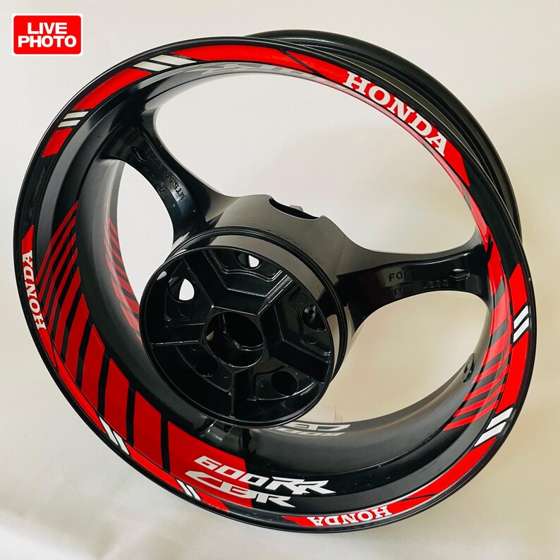 CBR 600RR Wheel Decals Honda Motorcycle Rim Stickers Cbr600rr Etsy