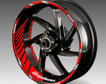 Suzuki Motorcycle Wheels And Rims Wheel Rim Stripes Decals Tape Stickers For SUZUKI GSXR GSX-R 600 Polisport Motorcycle Decals & Stickers