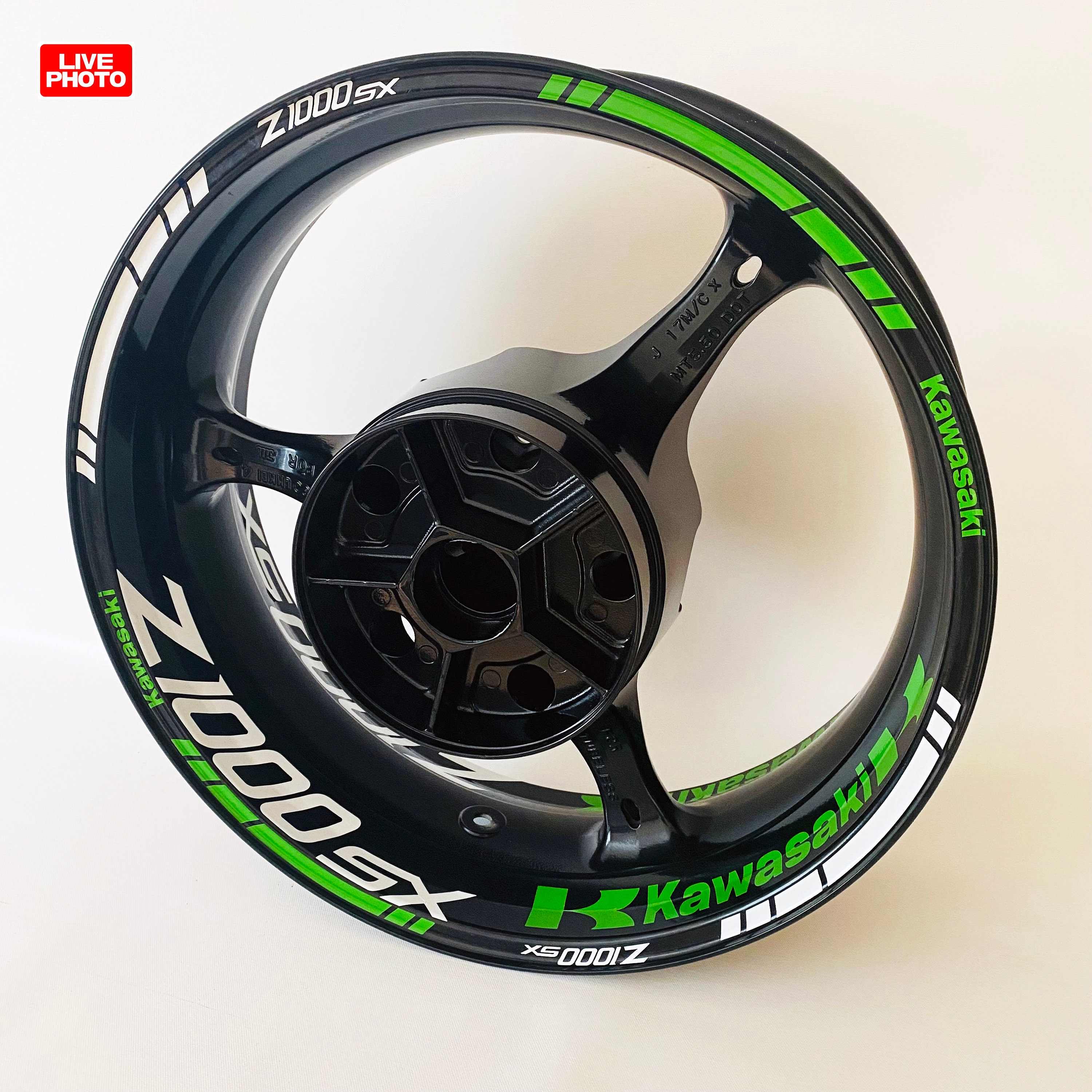 Kawasaki Z1000sx Decals Wheel Motorcycle Stickers Rim Tape Etsy UK