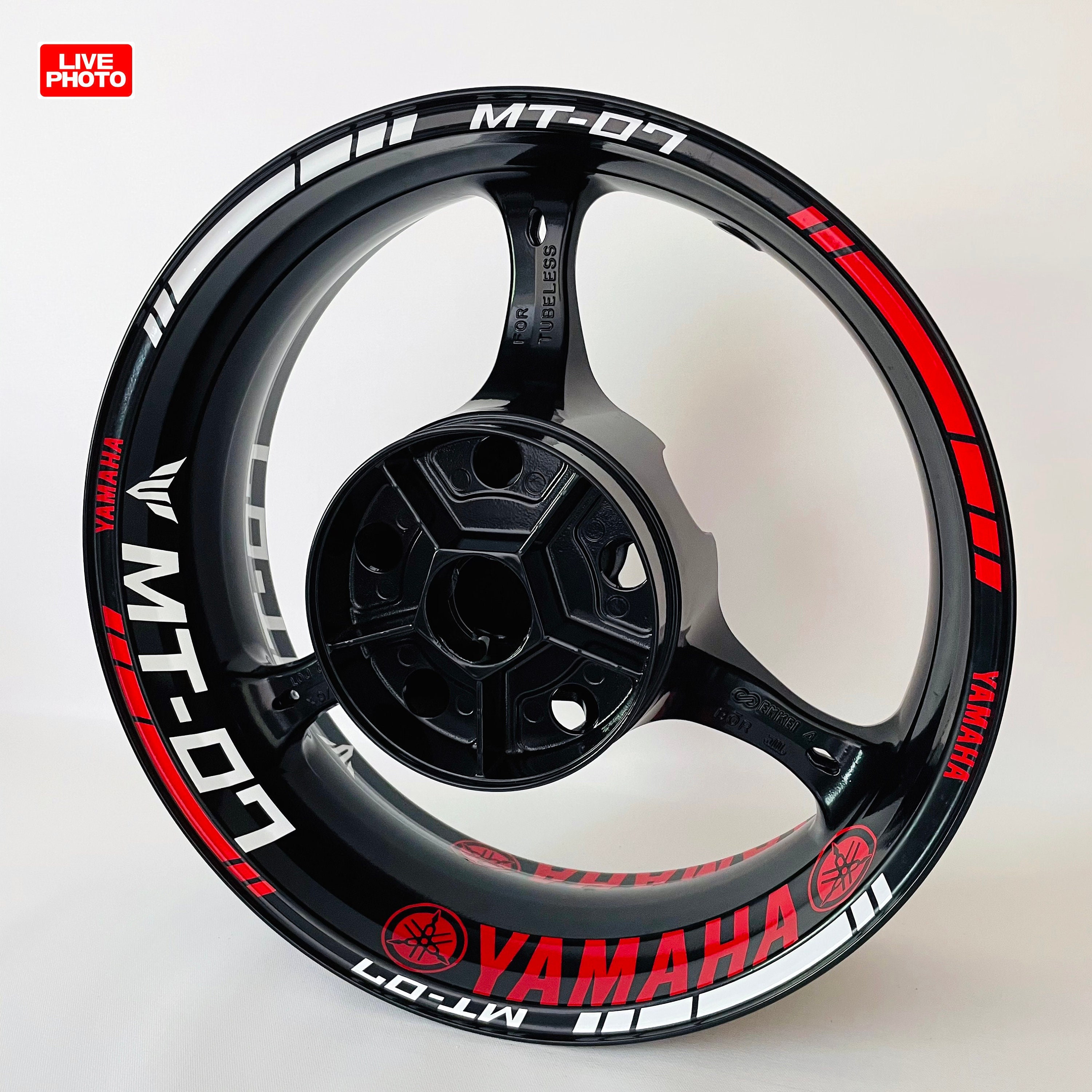 Yamaha MT07 Wheel Decals Rim Stripes Motorcycle Stickers Rim Etsy