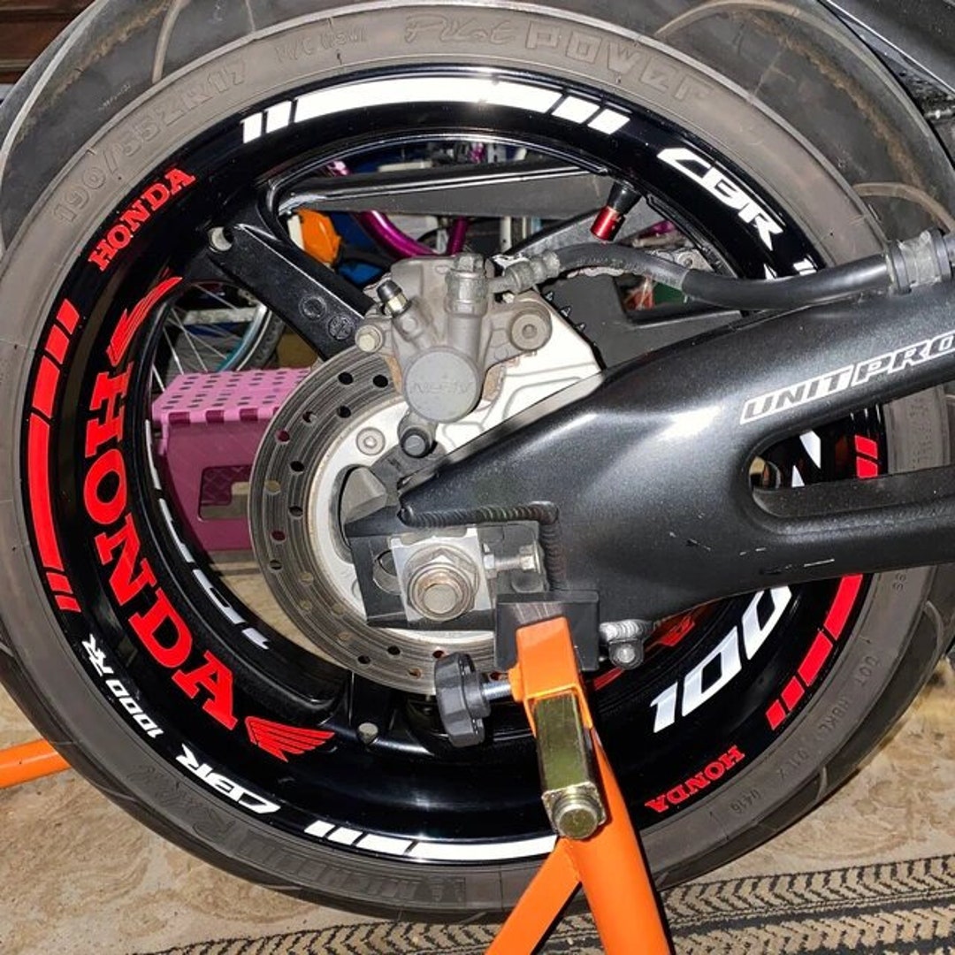 Wheel Stickers for Honda CBR1000RR Rim Stripes Motorcycle Decals Rim Tape Cbr  1000rr Rim Stickers 