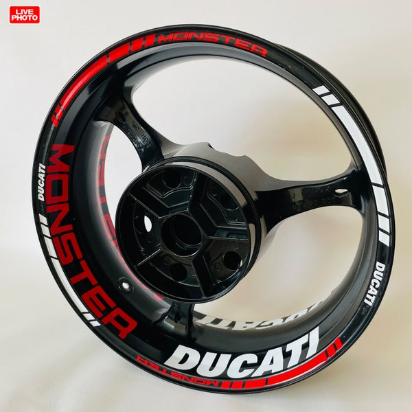 Ducati MONSTER Rad Aufkleber Aufkleber für Ducati MONSTER band Aufkleber Motorrad Aufkleber Ducati MONSTER