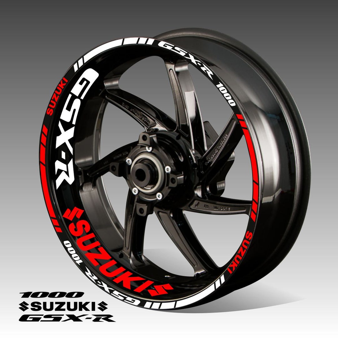 Wheel Decals Suzuki GSX-R 1000 Motorcycle Gsxr Decals Wheel