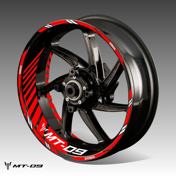 MT-09 Wheel Decals Yamaha Motorcycle Rim Stickers Reflective Felgenaufkleber  Autocollants De Jante -  Finland