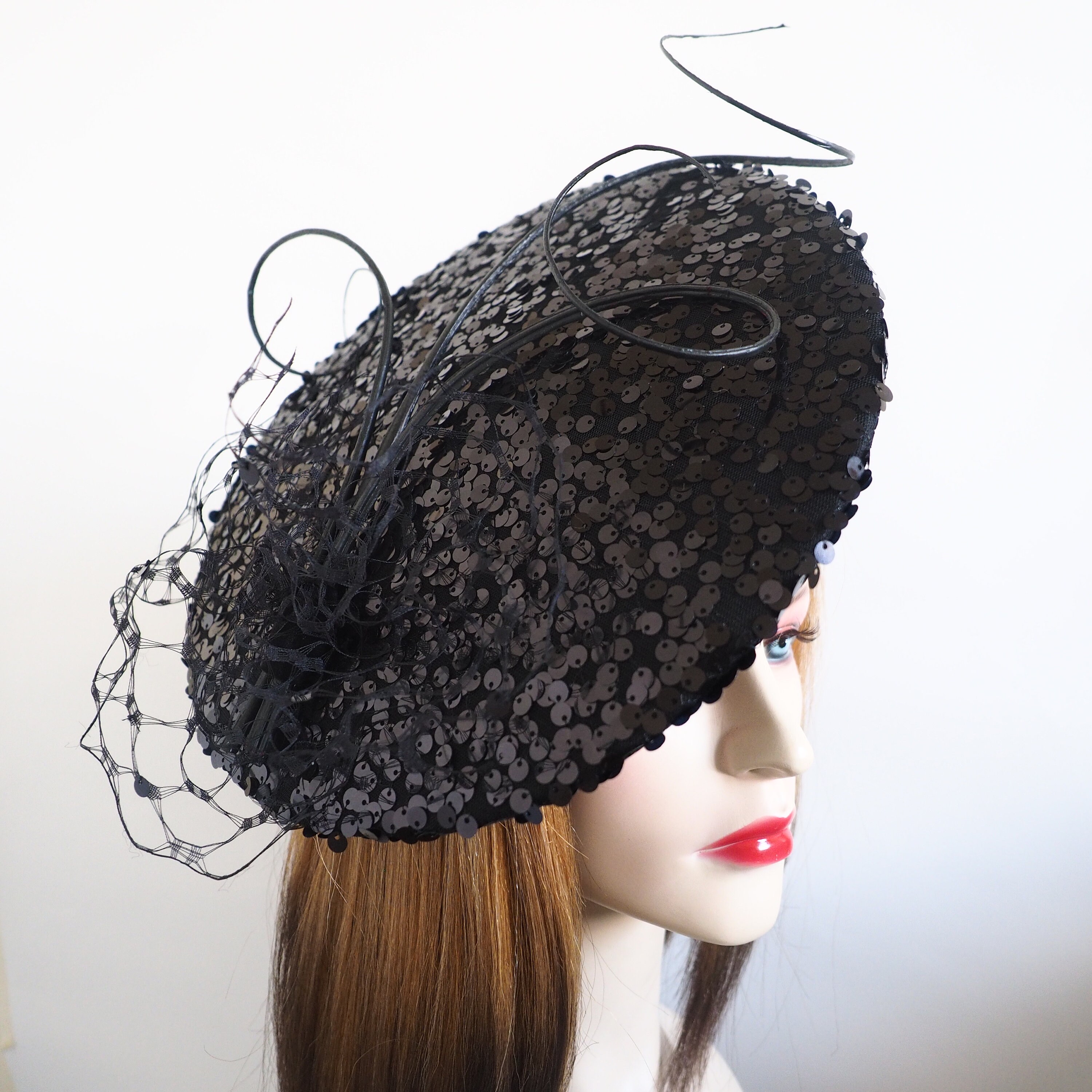 Black Kentucky Derby Hat. Black Formal 