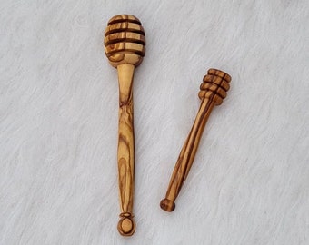 Olive wood honey spoon/honey dipper/unique/gift