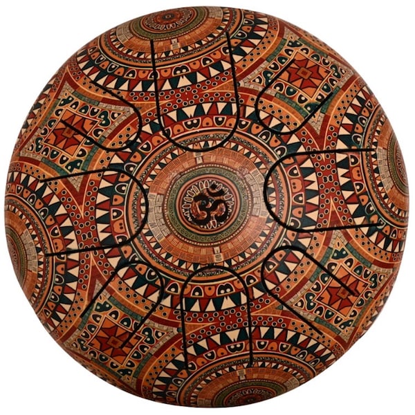 Musical Tongue Drum / Meditation drum with Manadala print 10"/12"