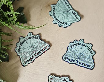 Professionele Page Turner-sticker | Holografisch
