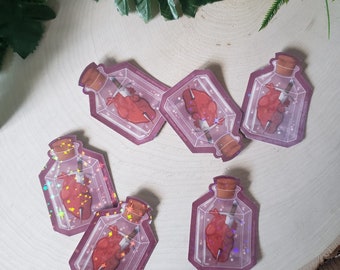 Enemies to Lovers Inspired Magic Ingredient Bottle Sticker