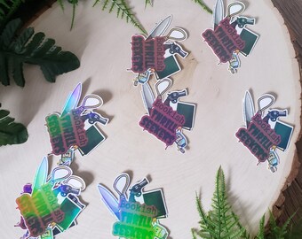 Bookish Thrill Seekers (holografische sticker en magneetvariatie)