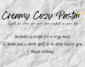 Spell for a Cozy Night in - Spell and Recipe