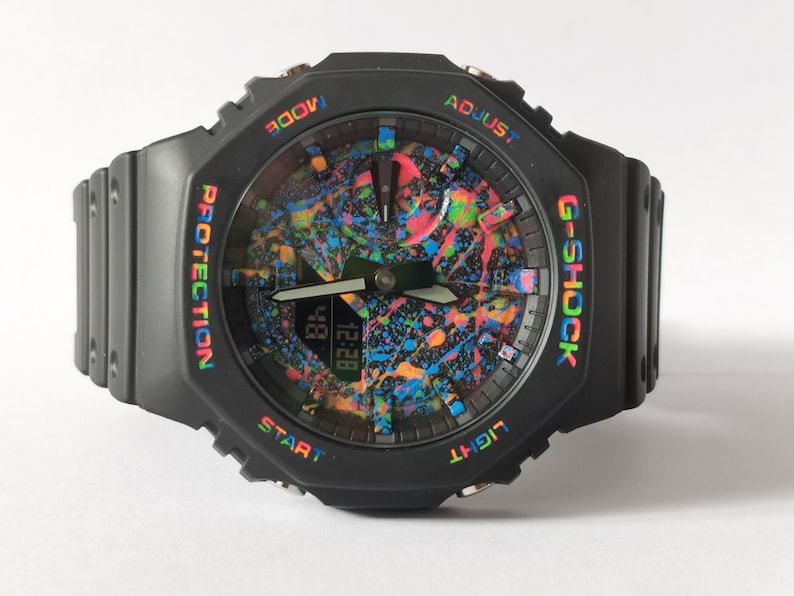 GA-2100] My custom stealth Casioak. : r/Watches