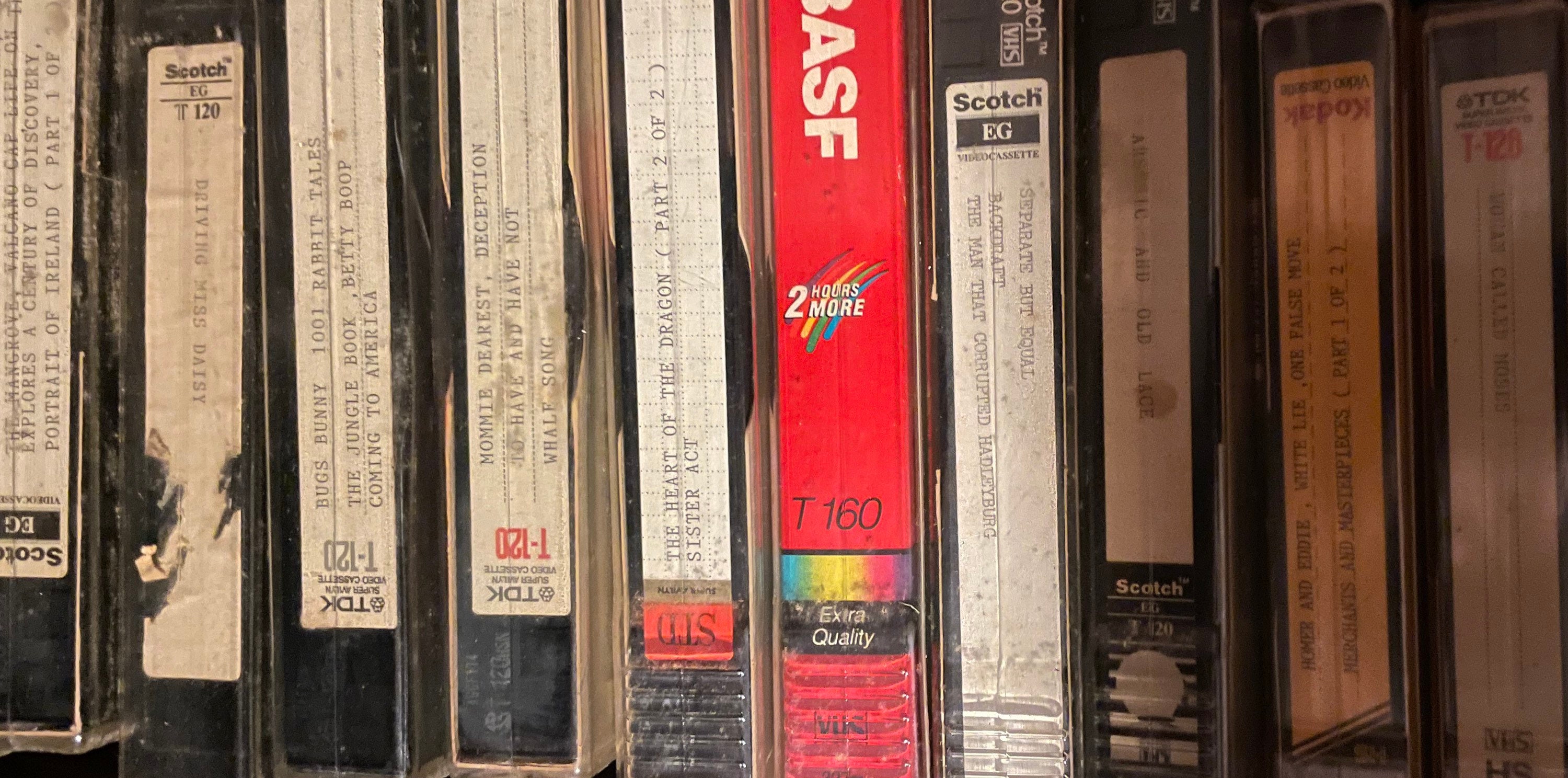 25 Vintage VHS Prerecorded Tapes as BLANKS Etsy