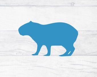 Capybara Vinyl Decal