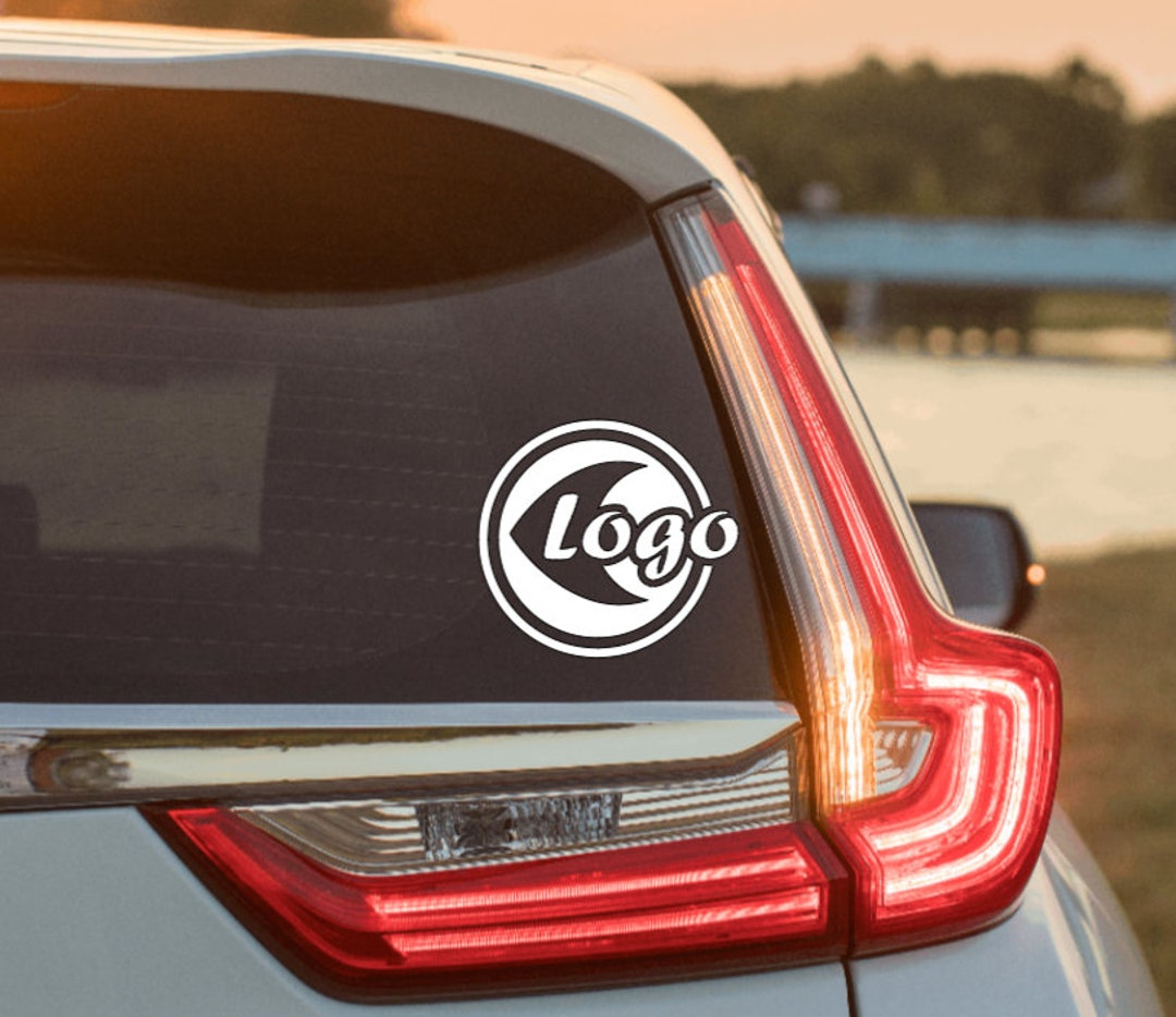 Custom Business Logo Decal: Car Window Vinyl Sticker - Etsy