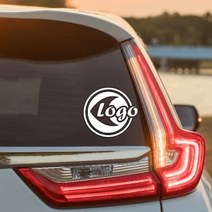 Your Business Logo Decal.   Perfect for advertising your business everywhere you go.