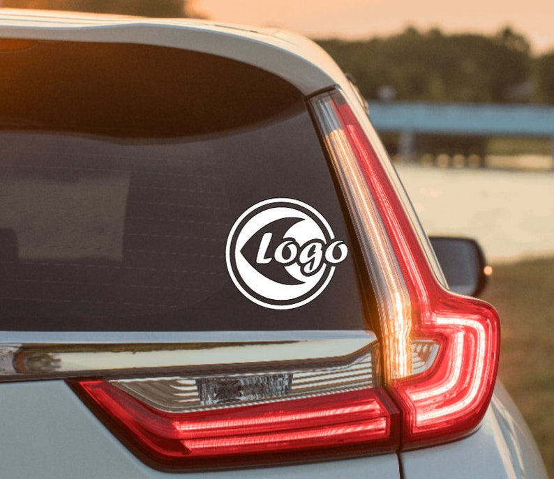 Custom Business Logo Decal: Car Window Vinyl Sticker - Etsy