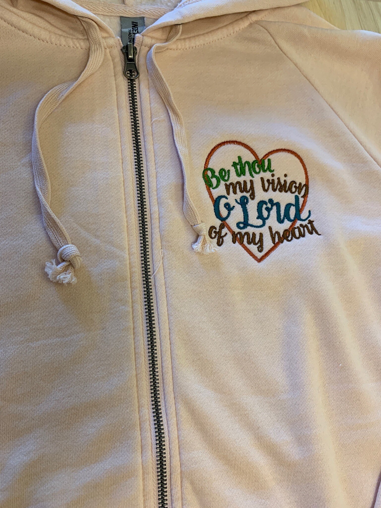 Custom Embroidered Midweight Zippered Hoodie - Etsy