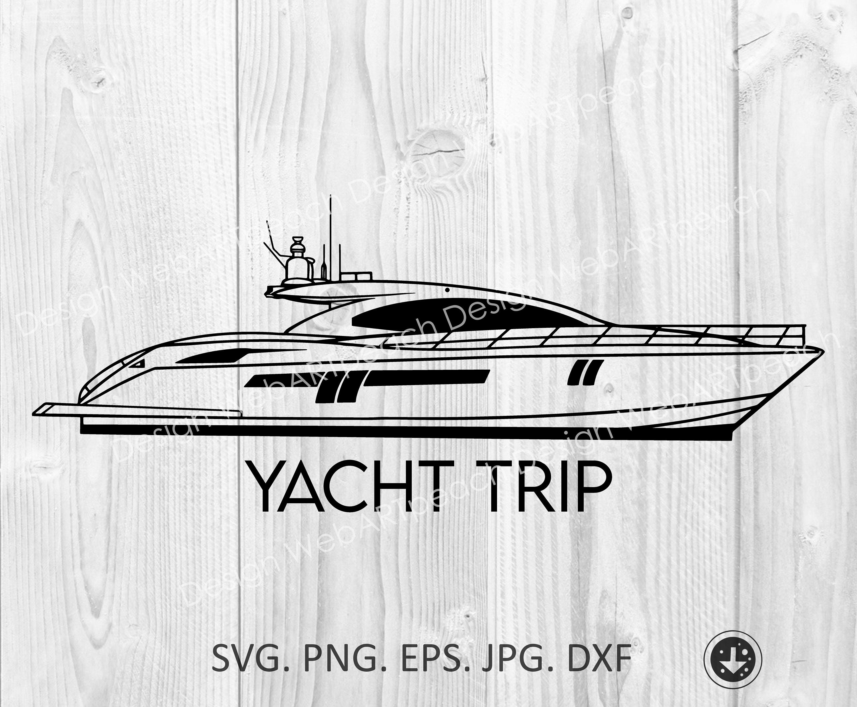 Speed Boat Svg Luxury Yacht Svg Yacht Svg Sailing Svg Etsy | My XXX Hot ...
