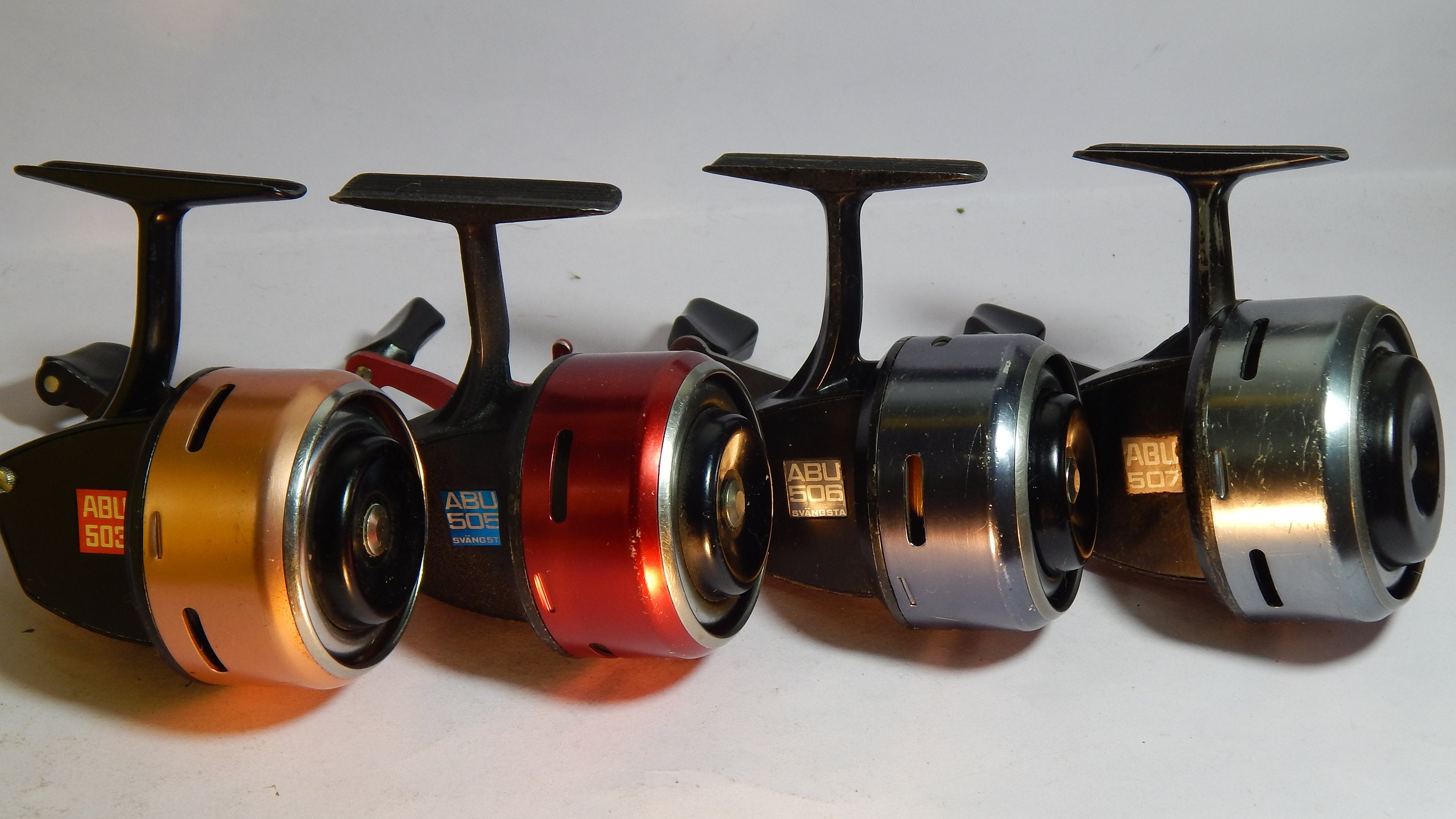 1960s' Vintage ABU 503/505/506/507 Closed-face Spinning Reel Series-usedin  Excellent Condition 