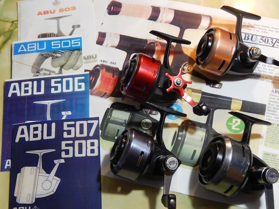 1960s' Vintage ABU 503/505/506/507 Closed-face Spinning Reel Series-usedin  Excellent Condition -  Israel