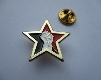 SOCIALIST metal badges (various designs)