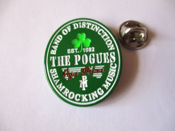 FOLK PUNK metal badges (Pogues/New Model army)