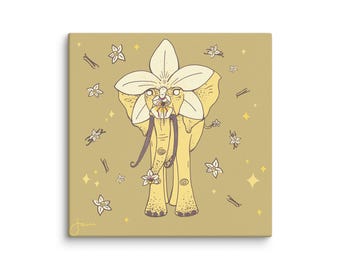 Vanillaphant Canvas Print