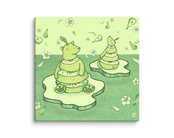 Polar Pear Canvas Print