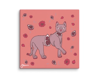 Pumagranate Canvas Print