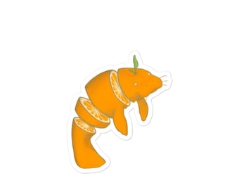 Mandarin Manatee Sticker